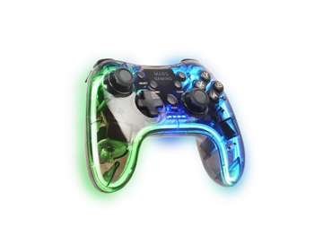Mars Gaming MGP-24 Bezvadu spēļu kontrolieris RGB / USB 2.4GHz / USB-C / X-input & D-input (MGP24)