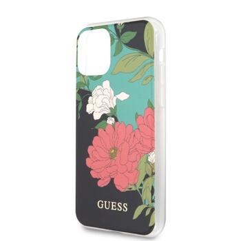 Guess GUHCN65IMLFL01 N°1 Flower Collection Защитный чехол для iPhone 11 Pro Max / чёрный (GUHCN65IMLFL01)