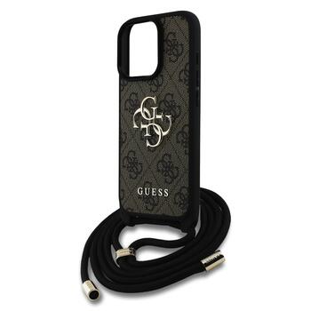 Guess GUHCP16LP4GMGCRW PU 4G Metal Logo Crossbody Strap Case Чехол для Apple iPhone 16 Pro (GUHCP16LP4GMGCRW)