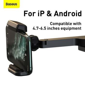 Baseus Авто держатель + Беспроводная Зарядка для Заднего Сиденья 15W (WXHZ-01)