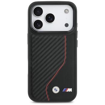 BMW M Carbon Line & Logo MagSafe Case Защитный Чехол для Apple iPhone 17 Pro (BMHMP17L25PCCSCKR)