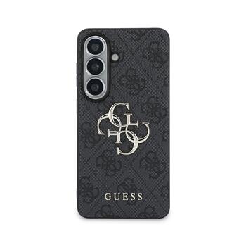 Guess PU 4G Metal Logo Case Защитный чехол для Samsung Galaxy S26+ / серый (GUHCS26M4GMGGR)