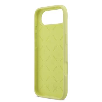 Guess Liquid Silicone 4G Metal Logo Case Защитный чехол для iPhone Air / жёлтый (GUHCP17MSC4GLMY)