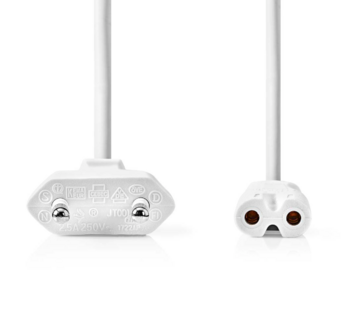 Nedis PCGP11040WT30 Кабель питания Euro Plug - IEC-320-C7 / 3m (PCGP11040WT30)