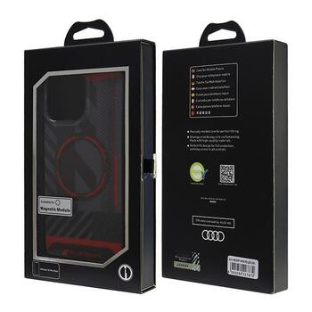 Audi IML Sport MagSafe Защитный Чехол для Apple iPhone 16 Pro Max (AUS-IMLMIP16PM-RSQ/D2-BK)