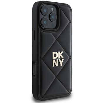 DKNY Quilted Stack Logo Защитный Чехол для Apple iPhone 16 Pro (DKHCP16LPQDSLK)