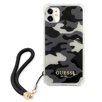 Guess GUHCN61KSARBK Camo Collection Aizsargapvalks priekš iPhone 11 6,1