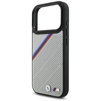 BMW M Tricolor Metal Logo MagSafe Case Защитный Чехол для Apple iPhone 17 Pro (BMHMP17L25PCSPEG)