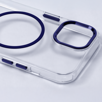 Mocco Clear Thin Mag Back Case Aizmugurējais apvalks priekš Apple iPhone 17 Air (MO-CTM-IP-17AIR-BL)