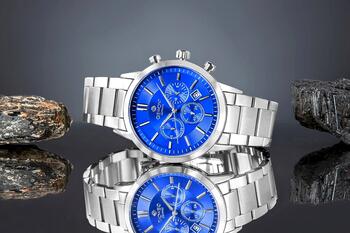 Giewont Chronograph Sapphire Vīriešu pulkstenis / sudrabzils (GW8510-B3)