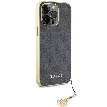 Guess 4G Charms Collection Back Case Защитный Чехол для Apple iPhone 15 Pro Max (GUHCP15XGF4GGR)