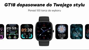 GRAVITY GT18-6 Smartwatch Часы для мужчин с силиконовым ремешком + ремешок navy / чёрный (GT18-6)