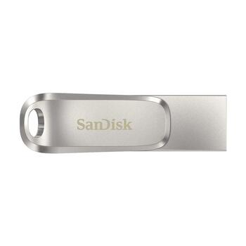 SanDisk Ultra Dual Drive Luxe USB flash drive 32 GB USB Type-A / USB Type-C 3.2 Gen1 Stainless steel (SDDDC4-032G-G46)