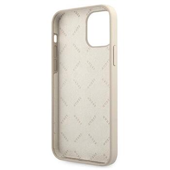 Guess GUHCP12SLSVSGP Silicone Vintage Защитный чехол для iPhone 12 mini 5,4