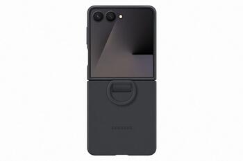 Samsung Silicone Cover with Ring Чехол для Samsung Galaxy Z Flip 7 (EF-PF766TBEGWW)