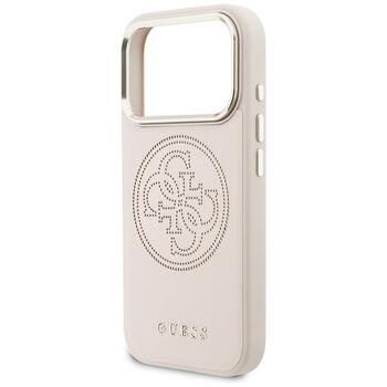 Guess Perforated 4G MagSafe Case Защитный чехол для iPhone 17 Pro / розовый (GUHMP17L5PG4SRGP)