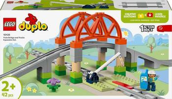 LEGO 10426 Duplo Town Dzelzceļa Tilta Un Sliežu Paplašinājuma Konstruktors 2+ (10426)