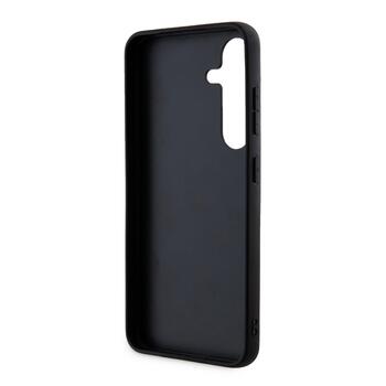Guess PU 4G Metal Logo Case Защитный чехол для Samsung Galaxy S24 / коричневый (GUHCS24S4GMGBR)
