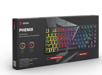 Savio PHENIX RED Bezvadu mehāniskā tastatūra (PHENIXRED)