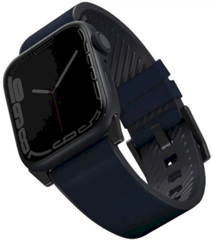 Uniq Straden Leather Hybrid Ремешок для Apple Watch Series 1–8 / SE / SE2 / SE3 / Ultra 1 / 2 / 3 / 42 / 44 / 45 / 49 mm (UNIQ590BLU)