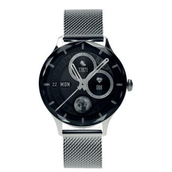 Garett Smartwatch Viva Silver steel Умные часы AMOLED / IP67 / Find your phone / Music playback control (VIVA_SVR_STL)