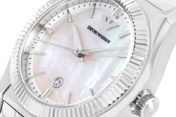 Emporio Armani AR11689 Sieviešu Pulkstenis 32mm Silver Dial Stainless Steel Bracelet (4064092357776)