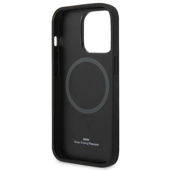 BMW BMHMP14XSLLBK iPhone 14 Pro Max hardcase Signature Logo Imprint Magsafe Telefona maciņš (BMHMP14XSLLBK)