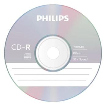 Philips CR7D5NS01/00 CD-R диск 700MB Slim Case (CR7D5NS01/00)
