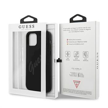 Guess GUHCP12LLSVSBK Script Vintage Защитный чехол для iPhone 12 Pro Max 6,7