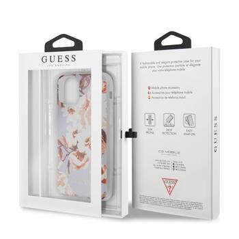 Guess GUHCN65IMLFL02 Flower Collection Защитный чехол для iPhone 11 Pro Max / сиреневый (GUHCN65IMLFL02)