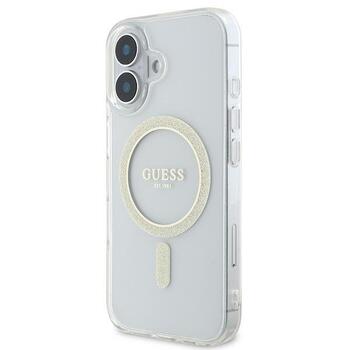 Guess GUHMP16SHFGERET IML Glitter Circle MagSafe Защитный чехол для iPhone 16 6.1