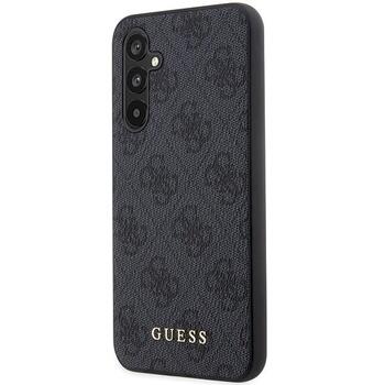 Guess GUHCS23FEG4GFGR Hardcase 4G Metal Gold Logo Защитный чехол для S23 FE S711 / серый (GUHCS23FEG4GFGR)
