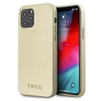 Guess GUHCP12LIGLGO Hardcase Iridescent Aizsargapvalks priekš iPhone 12 Pro Max 6,7