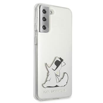 Karl Lagerfeld KLHCS21MCFNRC Hardcase Choupette Fun Aizsargapvalks priekš Samsung Galaxy S21+ G996 / caurspīdīgs (KLHCS21MCFNRC)
