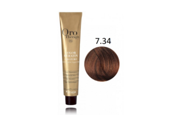 Fanola Oro Therapy Color Keratin Oro Puro Краска для Волос 7.34 100 ml (8032947861750)