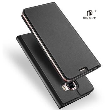 Dux Ducis Premium Magnet Case Grāmatveida Maks Telefonam Huawei Y3 (2017) Pelēks (DUX-DU-Y32017-GR)