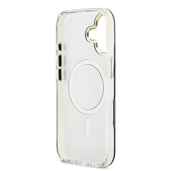Guess PC/TPU Mirror 4G Glitter Logo MagSafe Case Чехол для Apple iPhone 17 (GUHMP17SHMR4GDG)