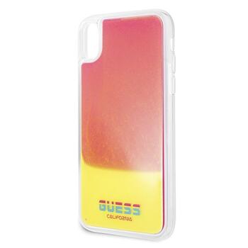 Guess GUHCPXGLCPI Hardcase California Glow in the dark Защитный чехол для iPhone X/Xs / розовый (GUHCPXGLCPI)