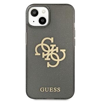 Guess GUHCP13SPCUGL4GBK Glitter 4G Big Logo Защитный чехол для iPhone 13 mini 5,4