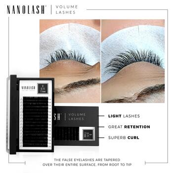 Nanolash Volume Lashes Ресницы для наращивания 0.15 D 11 mm (5905997306393)