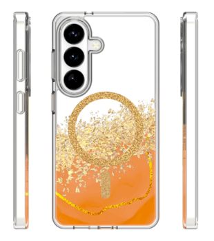 Mocco Epoxy Mag Back Case Чехол для телефона Samsung Galaxy S25 FE (MO-EMC-SA-S25FE-OR)