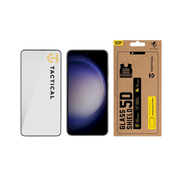 Tactical Glass Shield 5D Защитное стекло для Samsung Galaxy S23 / чёрный (TA-57983113665)