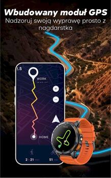 GRAVITY Smartwatch GT24-2 GPS Смарт-часы с чёрным силиконовым ремешком + белым силиконовым ремешком / чёрный (GT24-2)