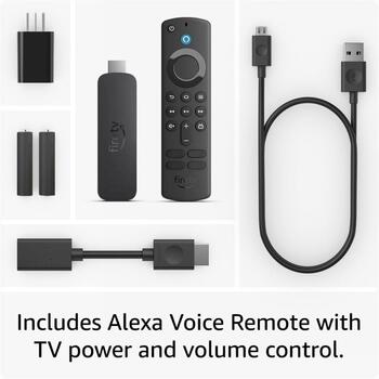 Amazon Fire TV Stick 4K Plus WiFi 6 Медиаплеер для потокового видео (B0F7ZFWVTC)