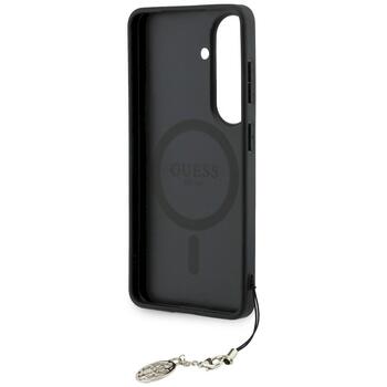 Guess 4G Classic Logo Charm MagSafe Aizsargapvalks priekš Samsung Galaxy S26 / brūns (GUHMS26SGF4GBR)