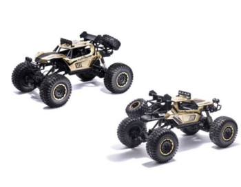 RoGer RC Rock Crawler Radiovadāma mašīna bagijs 2.4GHz / 1:8 / 51cm Zelta (5903039719521)