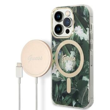 Guess Set GUBPP14XHJEACSA Case+Charger Защитный чехол для iPhone 14 Pro Max 6,7