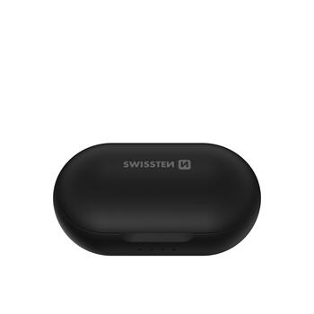 Swissten TWS Stone Buds Bluetooth Стерео Гарнитура с Микрофоном (SW-SB-TWS-BK)