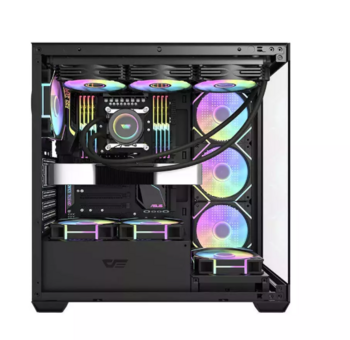 Darkflash DS900 Datora korpuss (DS900-BK-FANS)