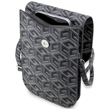 Guess Handbag GCube Stripe Rokassomiņa / melns (GUWBHGCFSEK)